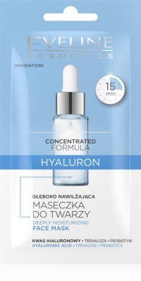 EVELINE Concentrated Formula Maseczka głęboko nawilżająca HYALURON 8 ml 