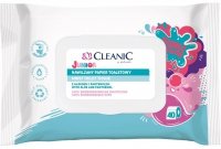 Cleanic Junior Nawilżany Papier toaletowy Bubble Gum 1op.-40szt 
