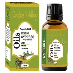Natural Cypress Essential Oil, Indus Valley, 15ml