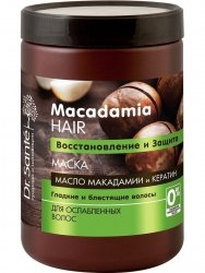 Maska do włosów Odbudowa i ochrona włosów, Dr.Sante Macadamia, 1000 ml
