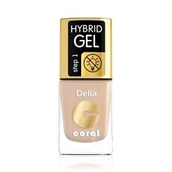 Delia Cosmetics Coral Hybrid Gel Emalia do paznokci nr 42 nude 11ml