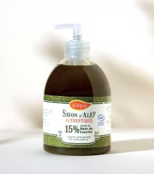 Liquid Soap 15% Laurel Oil, 100% Natural, Alepia, 500ml