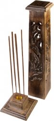 Wooden Incense Holder - Smoke Tower