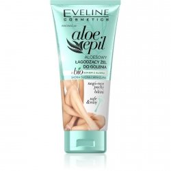 Eveline Aloe Epil Łagodzący Żel do golenia aloesowy - nogi, ręce, bikini, pachy, 175ml