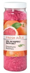 Grapefruit & Rosemary Bath Salt, Fresh Juice, 700g