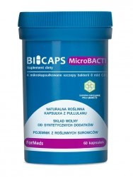 BICAPS MicroBACTI, 60 kapsułek, ForMeds, Probiotyk