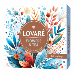 LOVARE Zestaw Herbat  FLOWERS&TEA, 12rodzajów po 5szt.