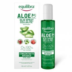 Dwufazowy olejek do ciała antycellulitowy w sprayu ALOE 3+, Equilibra, 150ml