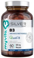 Vitamin B3 500 mg (Amide) SILVER PURE 100%, Myvita