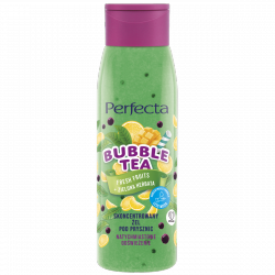 PERFECTA Bubble Tea Skoncentrowany żel pod prysznic Fresh Fruits + Zielona Herbata 400 ml