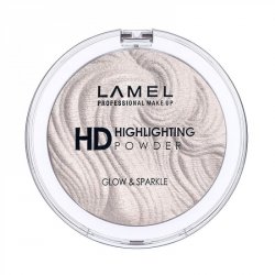 LAMEL Insta Puder rozświetlający do twarzy HD Highlihting Glow&Sparkle nr 401