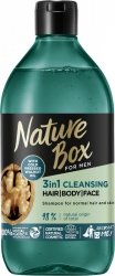 Nature Box for Men Szampon oczyszczający do włosów ,ciała i twarzy 3w1  385ml
