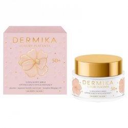 Dermika Luxury Placenta 50+ Luksusowy Krem liftingująco - wygładzający na dzień i noc  50ml
