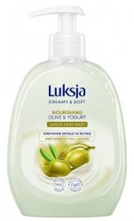 Luksja Creamy & Soft Odżywcze Kremowe Mydło w płynie Oliwka i Jogurt  500ml