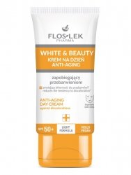 FLOS WHITE Krem zapobiegający przebarw.spf 50