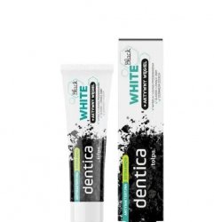 TOŁPA Dentica Black White Pasta do zębów z aktywnym węglem wybielająca 75 ml