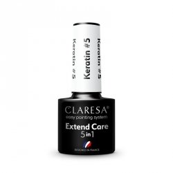 CLARESA Baza pod lakier hybrydowy Extend Care 5in1 Keratin - 5  5g