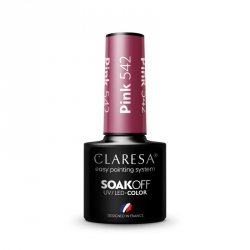 CLARESA Lakier hybrydowy Pink nr 542  5g