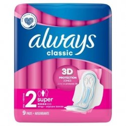 P&G ALWAYS PODP KLAS.MAXI A`9 ZE SKRZYDEŁKAMI