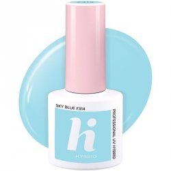 HI HYBRID Lakier hybrydowy Travel #314 Sky Blue  5ml