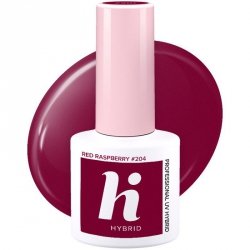 HI HYBRID Lakier hybrydowy Choco & Latte #204 Red Raspberry  5ml