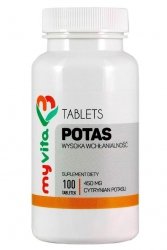 Potas (Cytrynian Potasu), Tabletki MyVita 