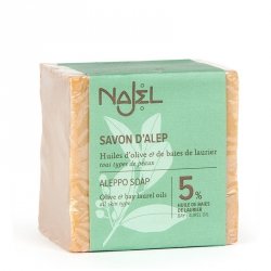 Aleppo Soap 5% Laurel Oil, Najel, 200g