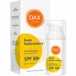 DAX Sun Nawilżający krem ochronny z kwasem hialuronowym SPF 50+ 30 ml