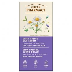 Płynne serum jedwabne rumianek i olej lniany, Green Pharmacy, 30ml