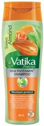 Moisturizing Shampoo with Sweet Almonds, Dabur Vatika, 400ml