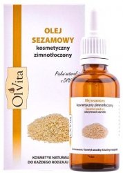 Cosmetic Sesame Oil, Cold-pressed, 100% Natural, Olvita