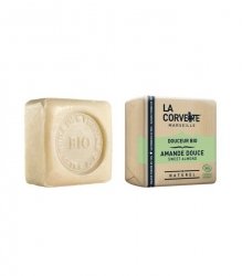 Sweet Almond Soap, Organic, La Corvette, 100g