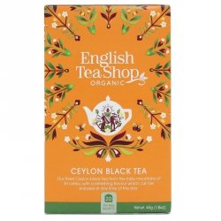 Ekologiczna herbata czarna, Ceylon Black tea, saszetki, 20 x 2,25g, English Tea Shop