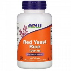 Red Yeast Rice Extract (czerwony ryż) 1200mg, Now Foods
