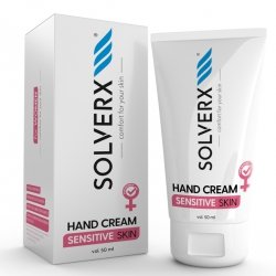 SOLVERX Sensitive Skin Krem do rąk do skóry wrażliwej  50ml