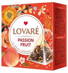 Mieszanka herbat z dodatkami „Passion Fruit” Lovare (2g х 15 piramidek)