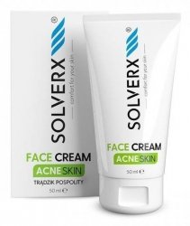 Krem do Twarzy Przeciwtrądzikowy, SOLVERX Acne Skin