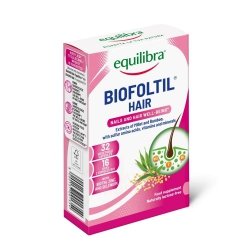 Suplement diety BIOFOLTIL HAIR, Equilibra, 32 kapsułki
