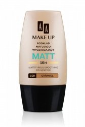 AA Make Up Matt, Podkład matująco-wygładzający - 109 Caramel