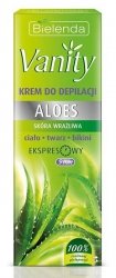 Bielenda Vanity Krem do bezpiecznej depilacji skóry wrażliwej Aloes, 100 ml