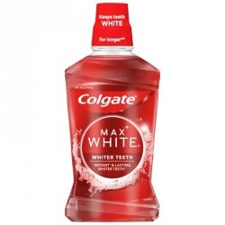 COLGATE Max White Płyn do płukania jamy ustnej Whiter Teeth 500ml
