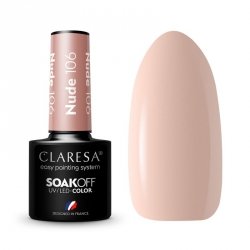 CLARESA Lakier hybrydowy Nude nr  106 5g