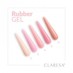 CLARESA Rubber Gel Żel do budowania i przedłużania paznokci 02 - 45 g