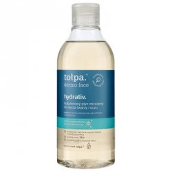 TOŁPA Dermo Face Hydrativ Hialuronowy Płyn micelarny do mycia twarzy i oczu 400 ml