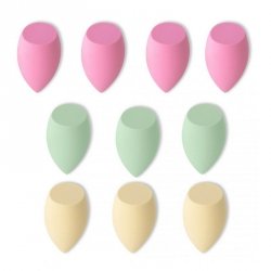 ECARLA ZESTAW GB11 Gąbki do makijażu PASTEL MINT - 10szt