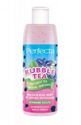PERFECTA Bubble Tea Emulsja do mycia twarzy pielęgnująco-oczyszczająca Butterfly Tea, Erytrytol + Dzikie Indygo 300 ml