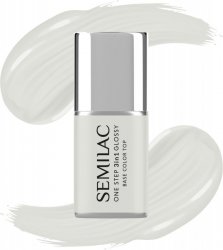 SEMILAC One Step Glossy 3in1 Lakier hybrydowy do paznokci S110 The White 7 ml