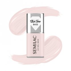 SEMILAC Skin Tone Baza coverowa do lakierów hybrydowych półtransparentna Écru 7 ml