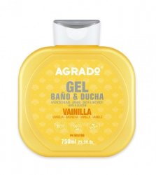 Agrado Żel prysznic/kąpiel 750ml Wanilia