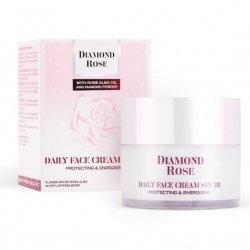 Różany Krem do Twarzy na Dzień SPF20, Diamond Rose, 50ml